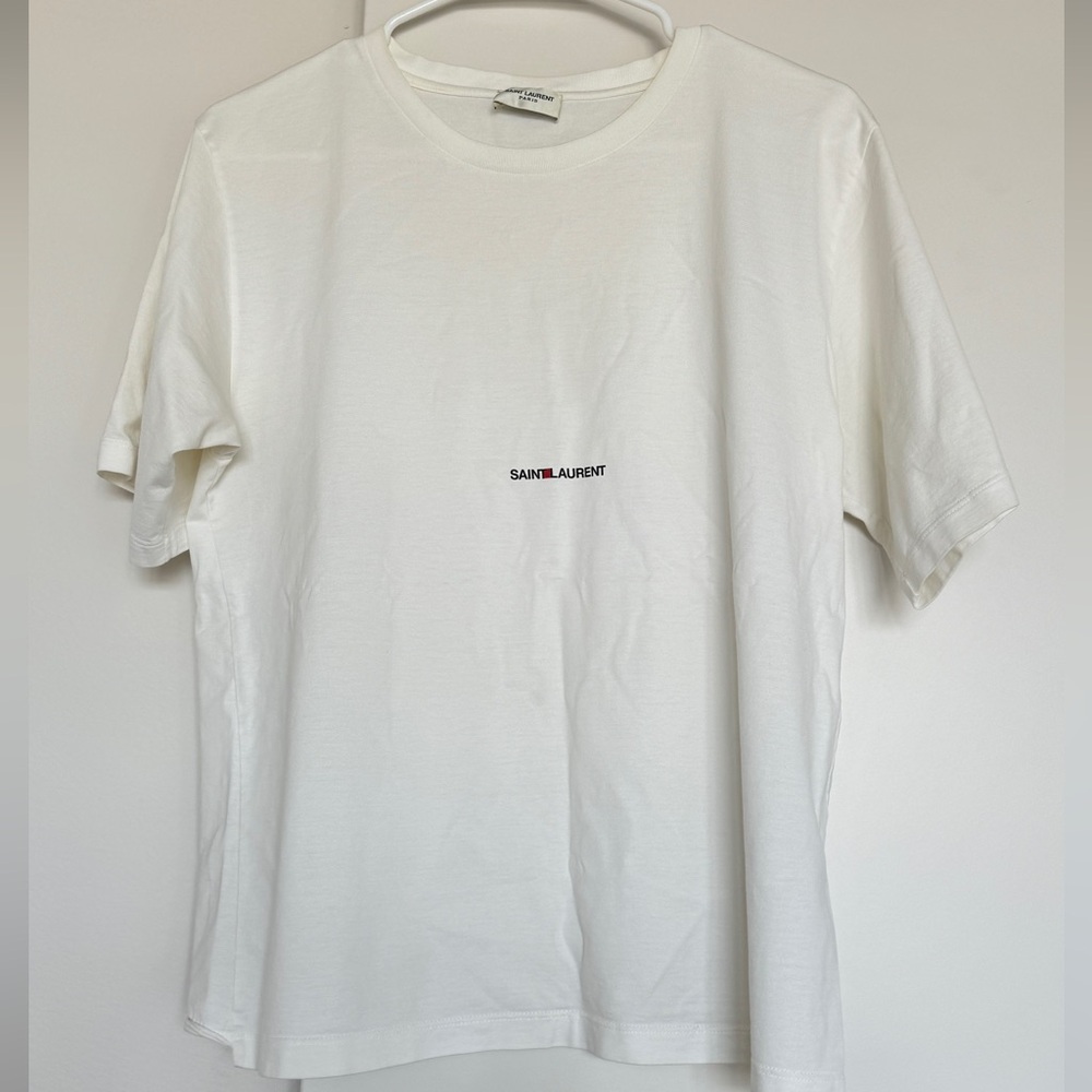 Saint Lauren Unisex White Tee